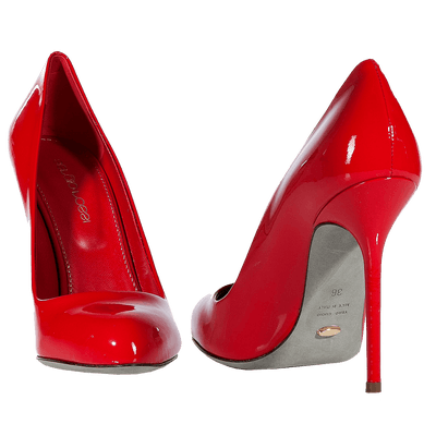 pair red women shoes transparent png stickpng #29931