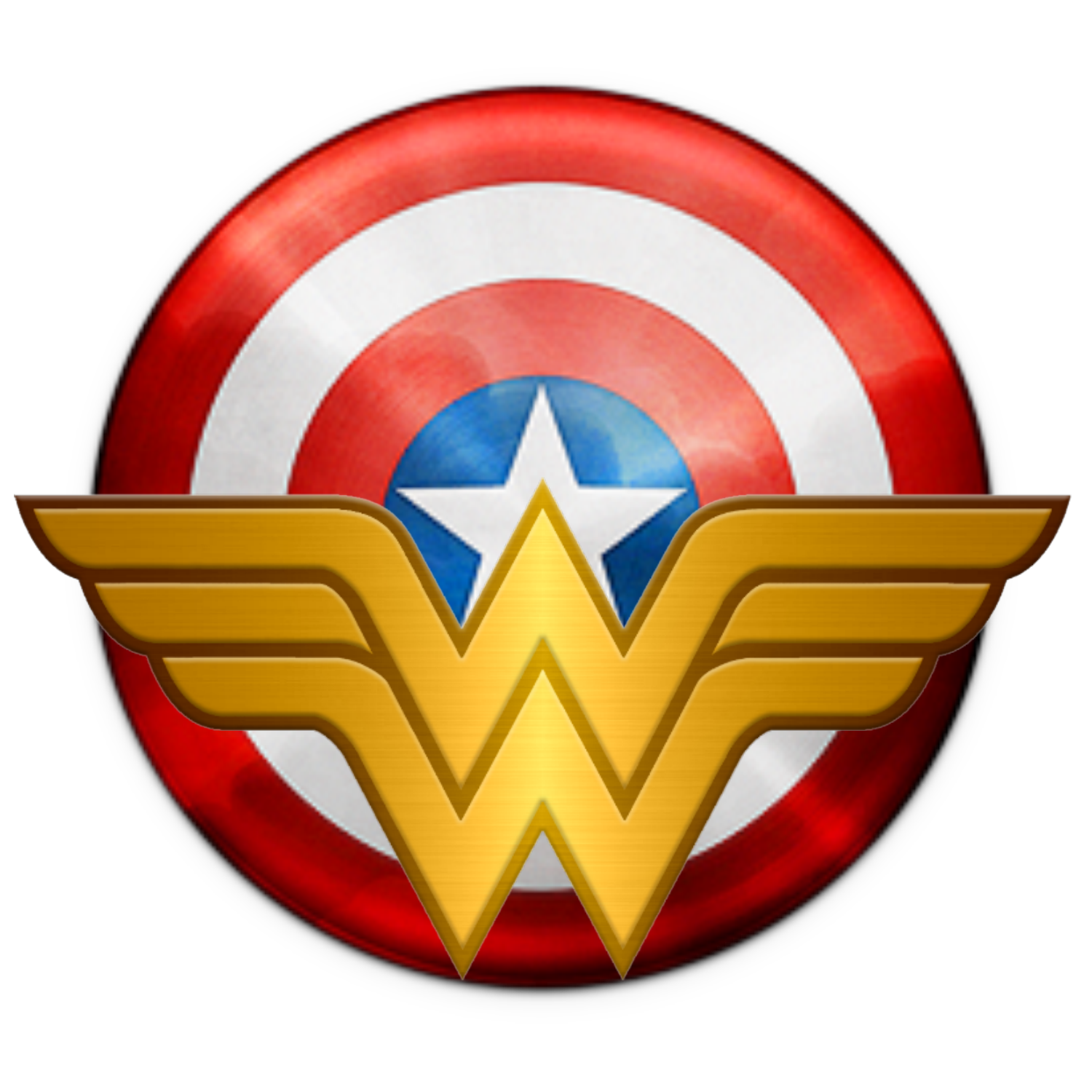 wonder woman shield logo transparent #1060