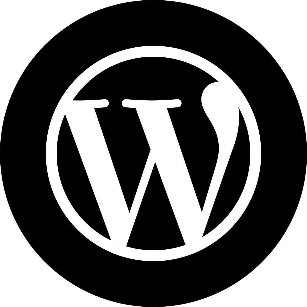 wordpress logo svg png icon download onlinewebfontsm #29021