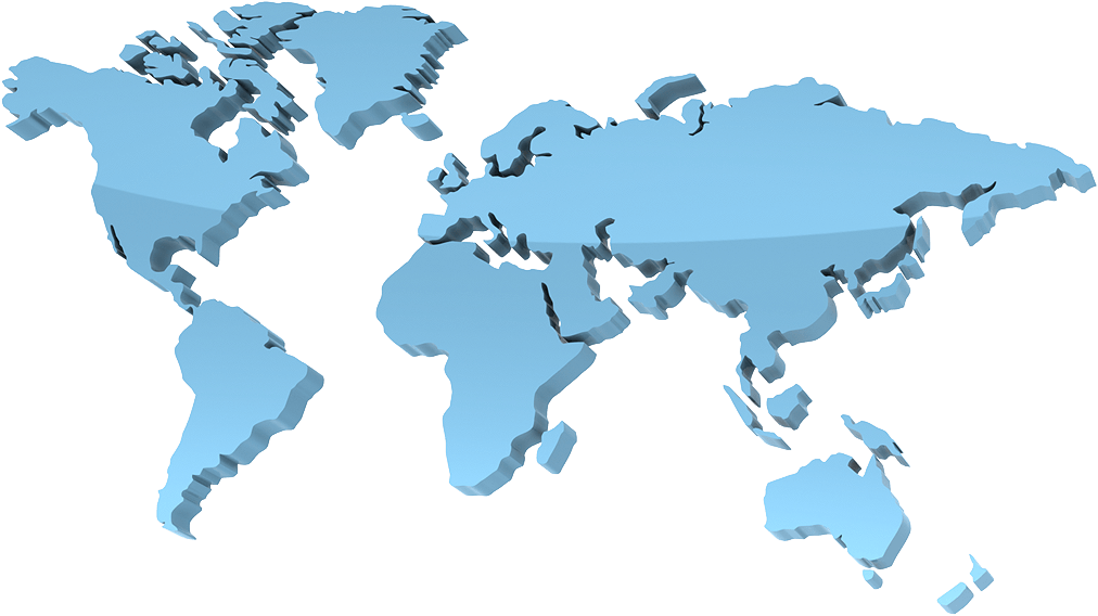 World Map Flat Vector Png