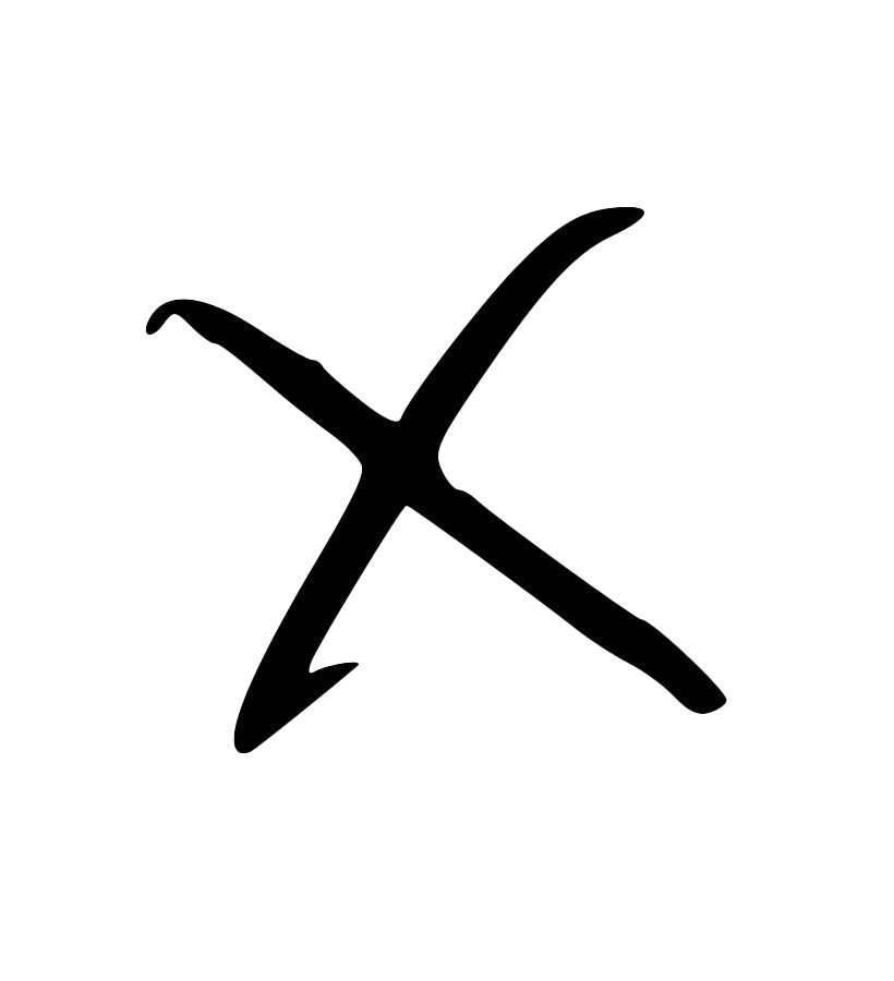 black x mark png image #42453