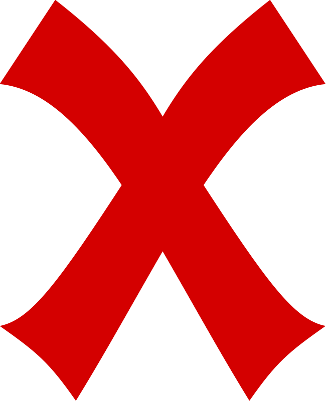 red x shape png #42444