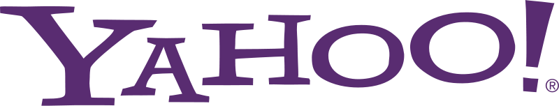yahoo logo purple wordmark logo png #40445