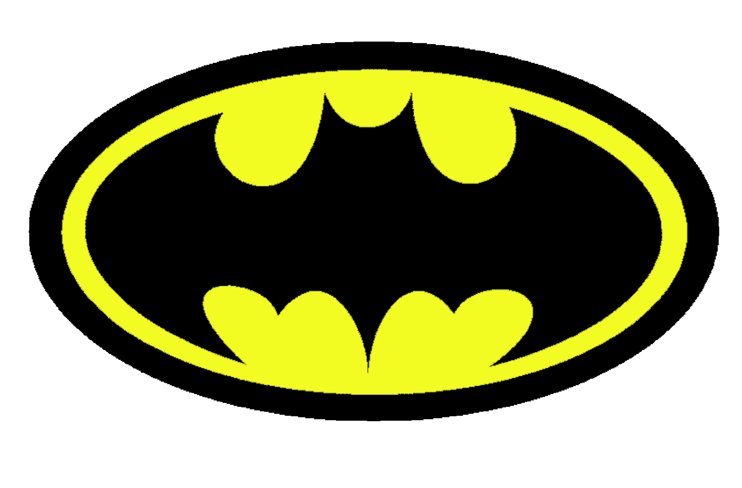 yellow, black, batman logo png #2033