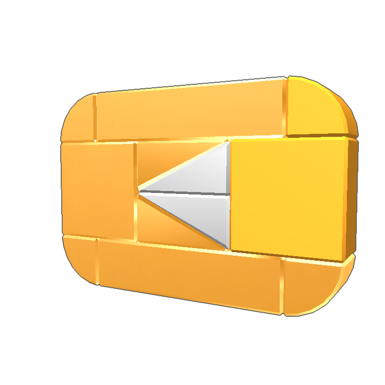 golden play button youtube transparent download #40778