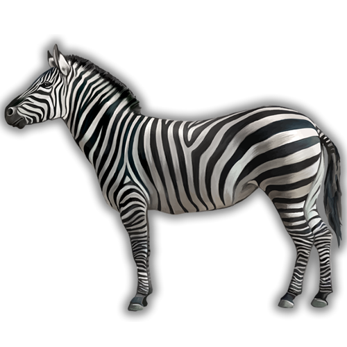 zebra white with black stripes black with white stripes sciencebobm #29623