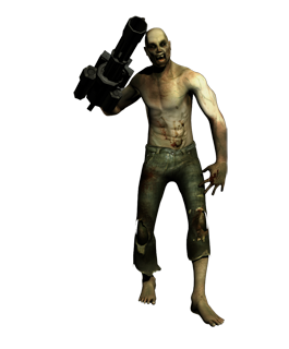 zombie machine gun png #16006