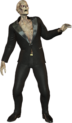 zombie with suit png #16085