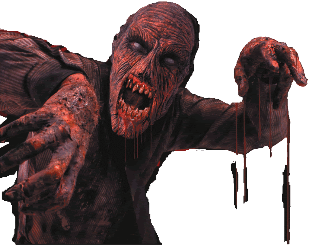 zombie man spooky horror png #16046